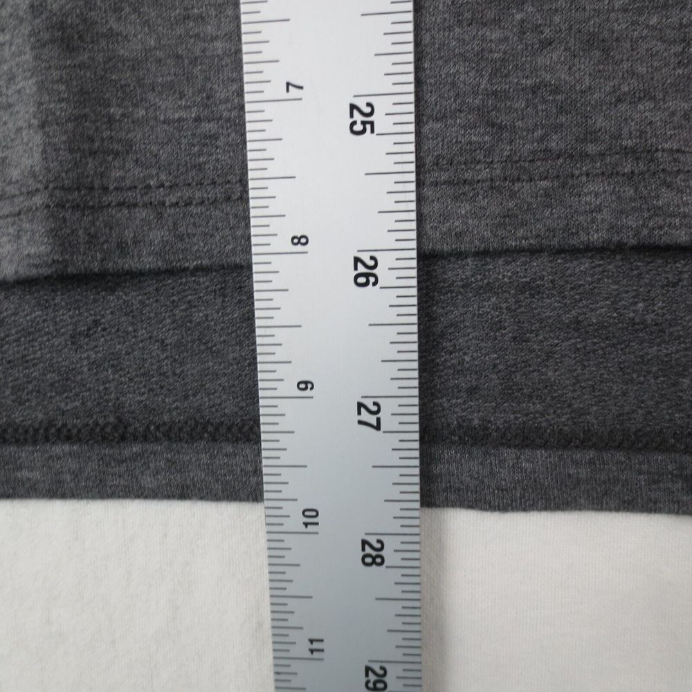 Michael Kors Top Womens L‎ Gray Cowl Neck Rhinestone Stretch Knit Sweater Logo - Picture 9 of 10